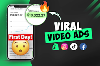 create shopify dropshipping video ads, or facebook video ads