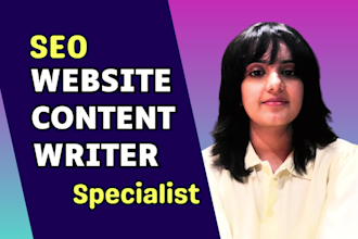 be your SEO website content writer