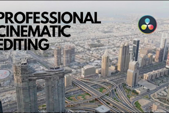 do professional cinematic edits in davinci resolve