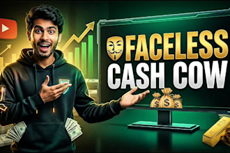 create faceless cashcow youtube and automation videos