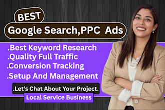setup google search,PPC ads expert, australia,europe,USA local service business