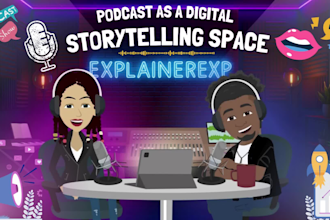 create 2d animated explainer videos for your podcast