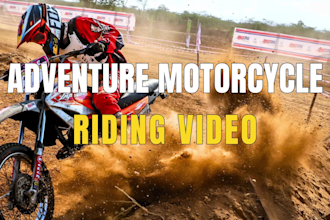 edit adventure motorcycle, motocross, dirt bike and enduro riding videos