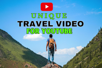 create travel videos for youtube channel