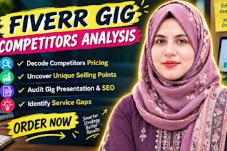 be fiverr gig SEO expert to perform a winning competitor research analysis