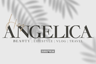 do stylish handwritten for youtube intro and outro