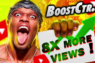 design professional youtube thumbnails with fast delivery