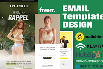 design HTML email template