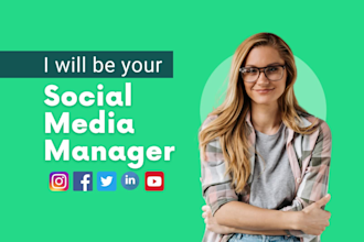 be your awesome social media marketing manager and content creator