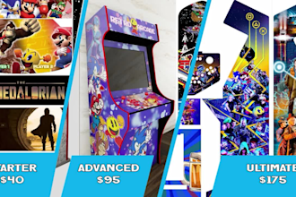 create best custom arcade artwork