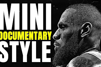 create mini sports documentaries for youtube, faceless cash cow video