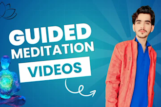 create guided meditation and affirmations videos for youtube