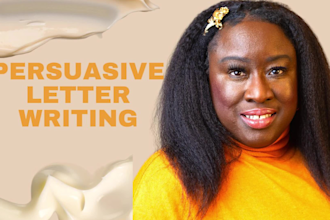 write a professional persuasive letter for you