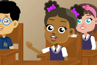 do 2d animation for kids education video