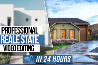 edit your real estate videos under 24hrs