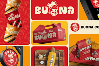 create business logo design with full branding kit