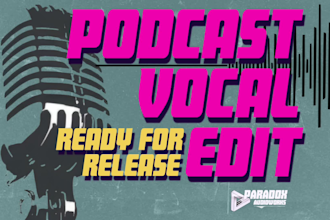 edit your vocal recordings for your podcast