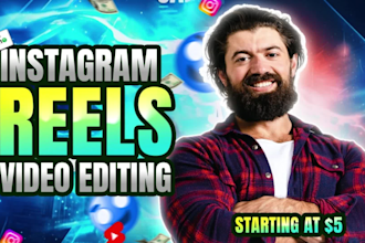 edit short form video for tiktok, reels and youtube shorts