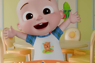 provide 3d kids animation videos, educational videos for your youtube channel