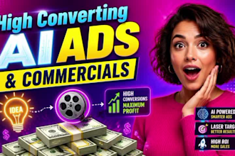 create ai video ads, ai commercial videos ads