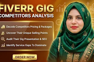 be fiverr gig SEO expert to perform a winning competitor research analysis