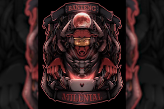 custom unique tshirt design for you with my style