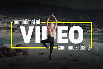 create engaging brand commercial or promotional ad videos that tell your story