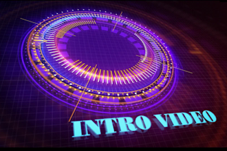 create simple youtube ntro and gaming intro, outro video