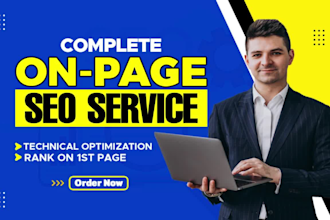 complete website seo with onpage and technical optimize wordpress shopify wix