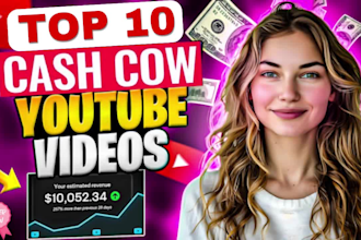 create automated cash cow faceless videos, cash cow youtube, cash cow channels