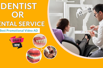 make dentist or dental emergency tooth ache animated video