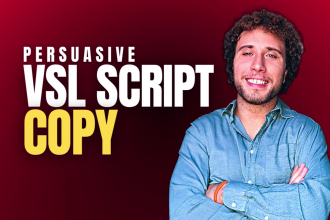 do effective video script writing and vsl copywriting