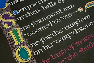 hand scribe anything you want as an old world manuscript
