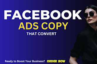 write high converting facebook ads that drive engagement and sales
