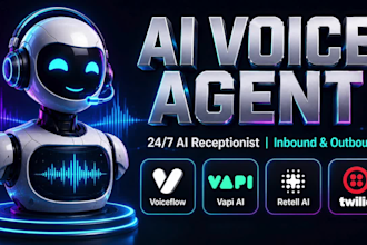 build an ai voice agent and ai receptionist with voiceflow and vapi