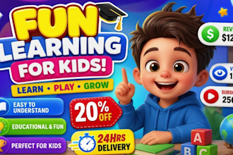 do kids learning videos and kids video editing for youtube