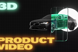 3d promo product video, motion design, 3d animation, explainer, visualization