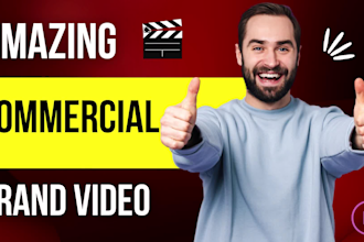 create an amazing commercial brand video