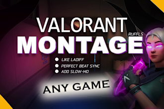 edit valorant montage, any game apex legend, csgo, cod edit