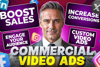create an explainer video or commercial video ads