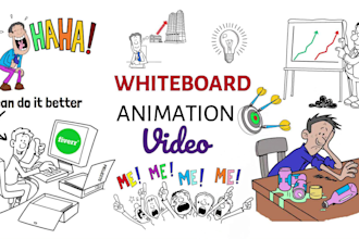 create a professional whiteboard animation explainer video