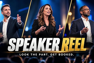edit your speaker reel, sizzle reel, highlight reel