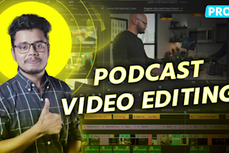 do professional podcast video editing