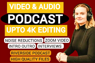 edit riverside podcast and edit audio in 24 hours