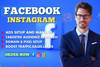 be your facebook ads,meta ads and instagram ads expert for your bussiness