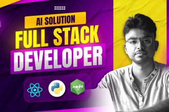 be ai software developer full stack web developer saas web application developer