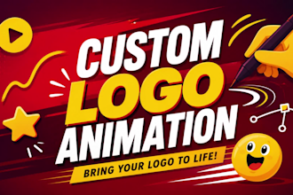 create professional logo animation and motion graphics