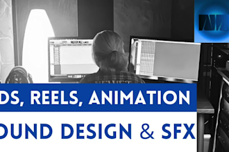 add professional sound design to your video or animation