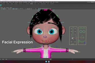 rig all kinds of 3d characters in maya for games and animation
