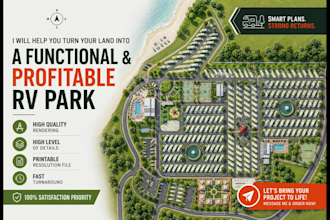 create rv park layouts that maximize lot count and revenue
